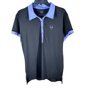 Roaming Dhabi Designs Womens Sz L Short Sleeve Athleticwear Top